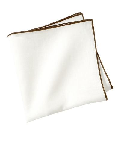 リネンポケットチーフ/Made in Japan