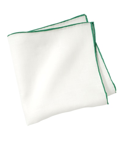 リネンポケットチーフ/Made in Japan