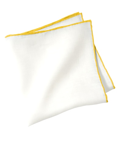 リネンポケットチーフ/Made in Japan