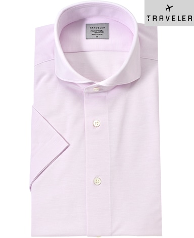 半袖ニットシャツ/TRAVELER