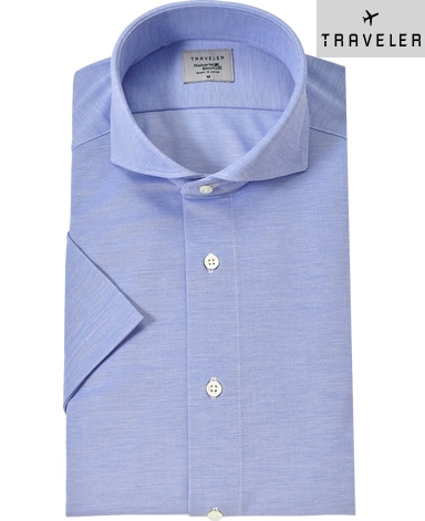 半袖カノコニットシャツ/TRAVELER