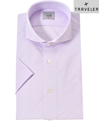 半袖ニットシャツ/TRAVELER