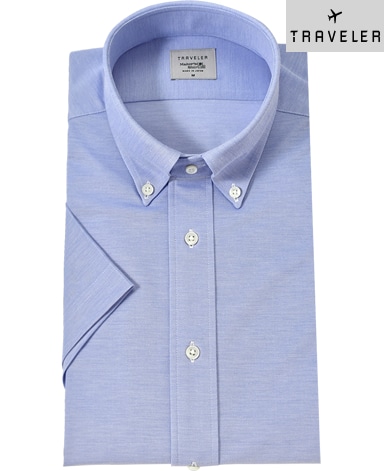 半袖カノコニットシャツ/TRAVELER