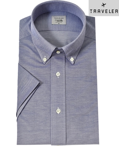 半袖カノコニットシャツ/TRAVELER
