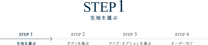 STEP1 生地を選ぶ（生地検索）