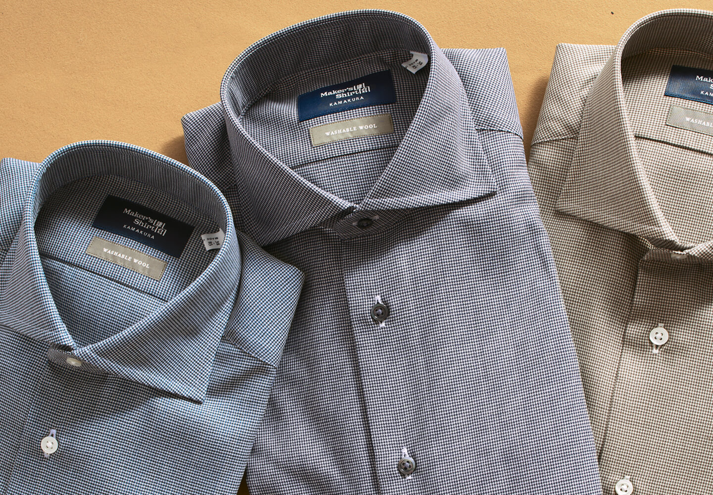 【一覧】ウォッシャブルウールシャツ