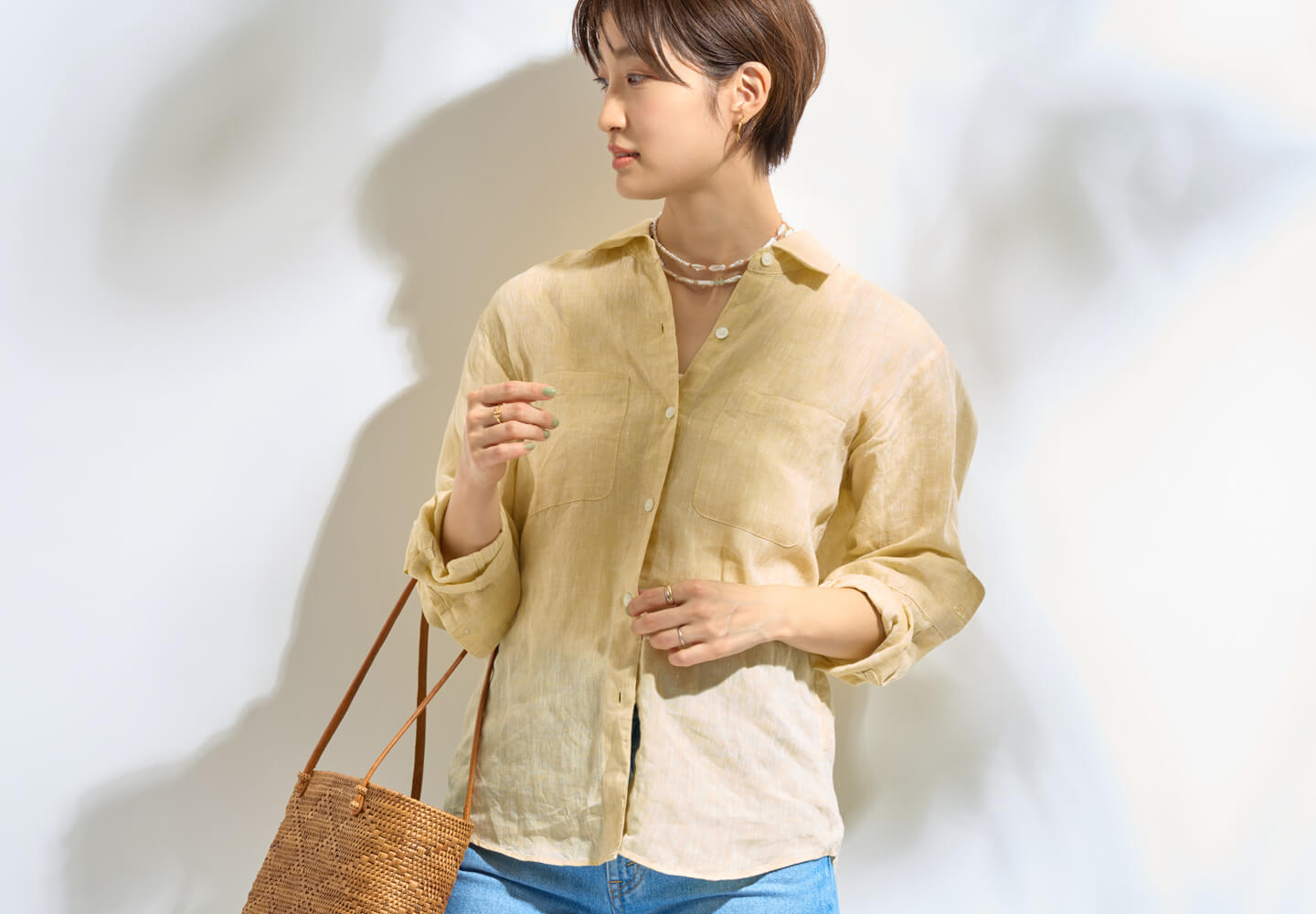 リネンシャツ