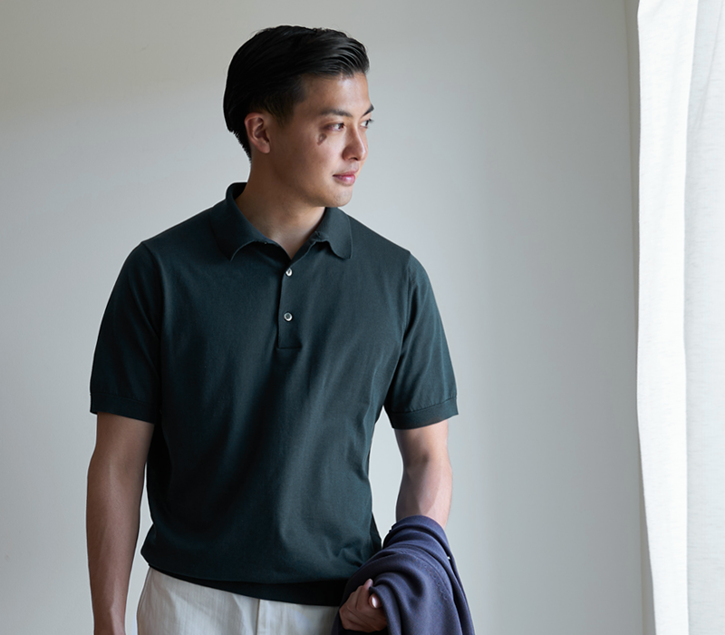 SUVIN ニットポロシャツ | メーカーズシャツ鎌倉 公式通販 | 日本製 