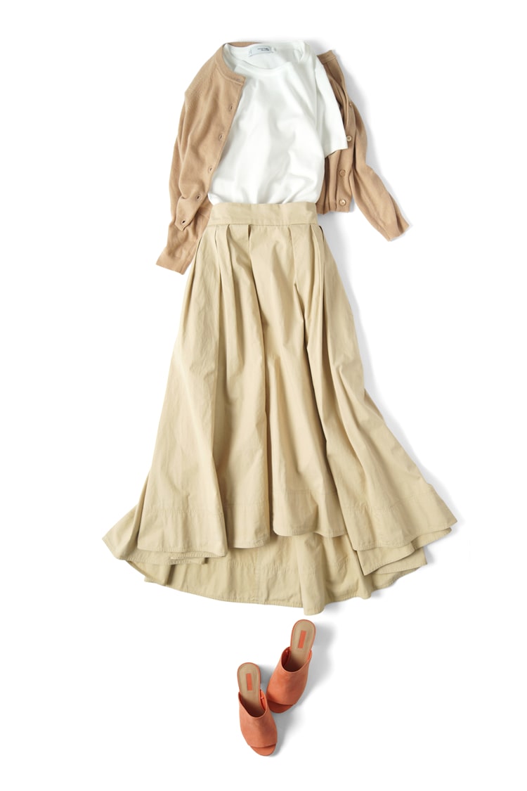 クルーネックセーター 18ゲージ