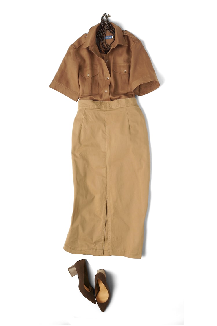 カジュアルシャツ リネン