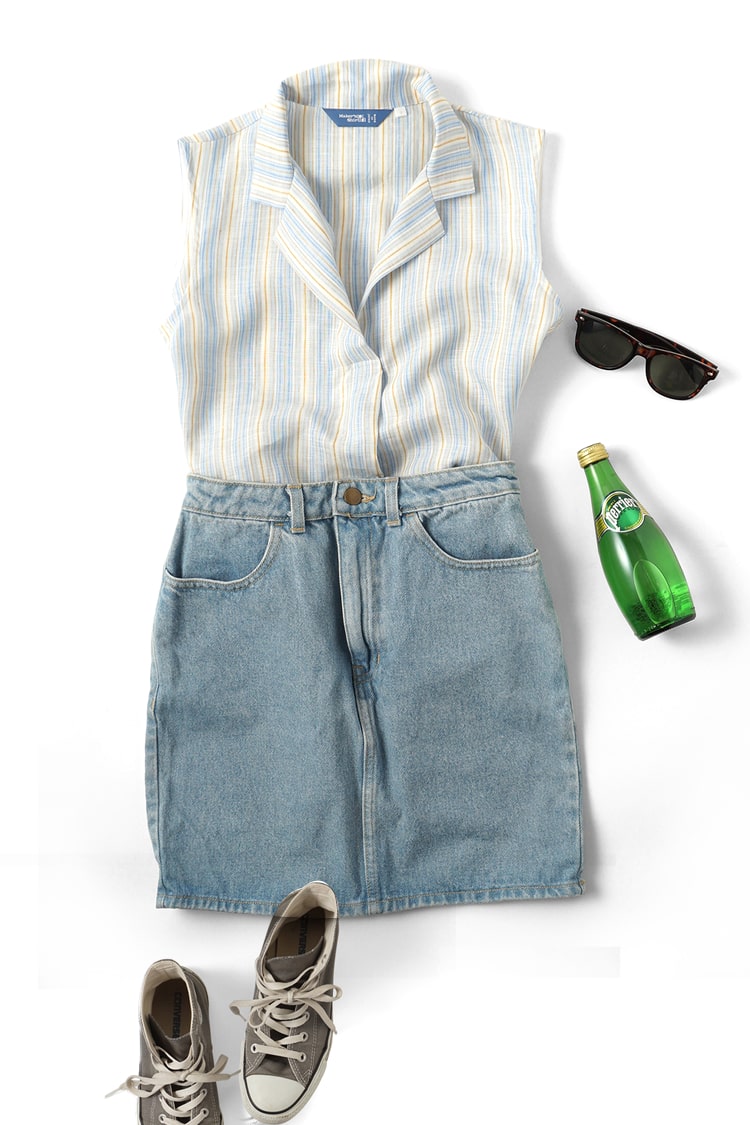 カジュアルシャツ リネン