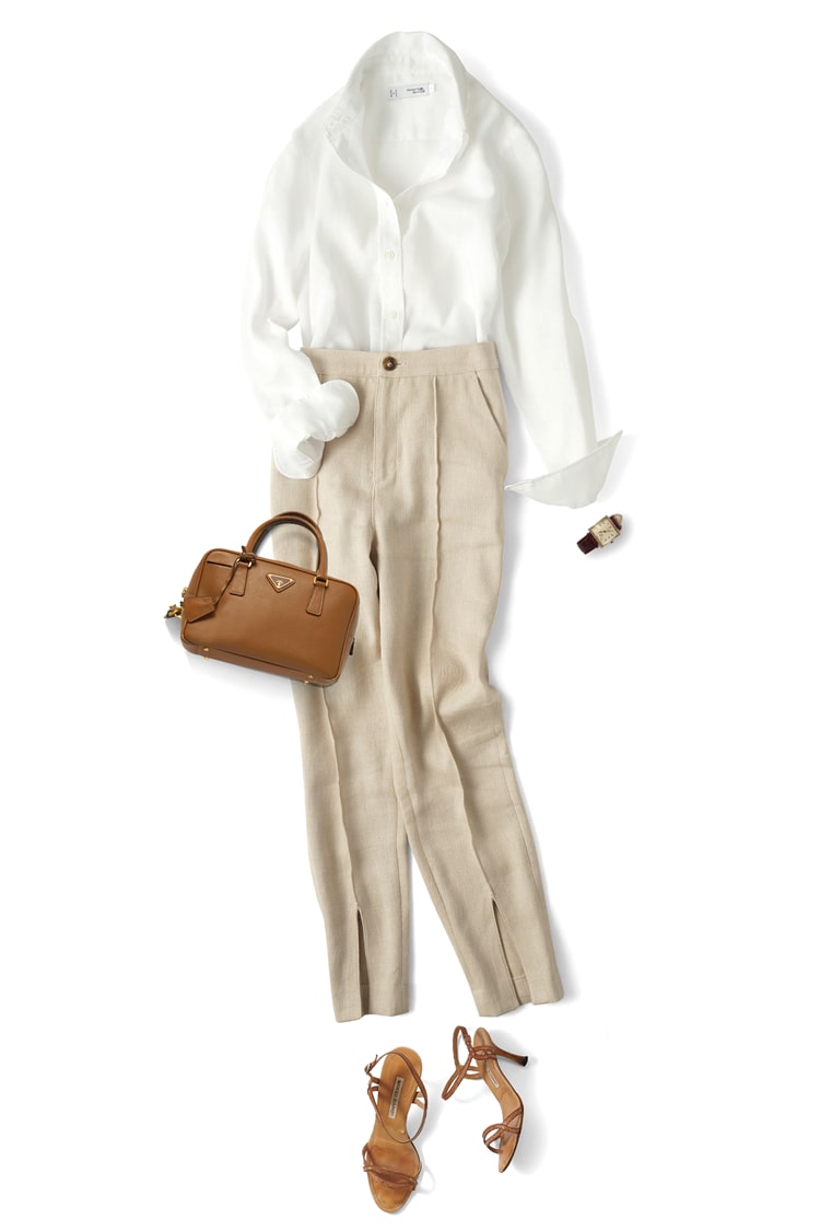 リネンシャツ TRAVELER