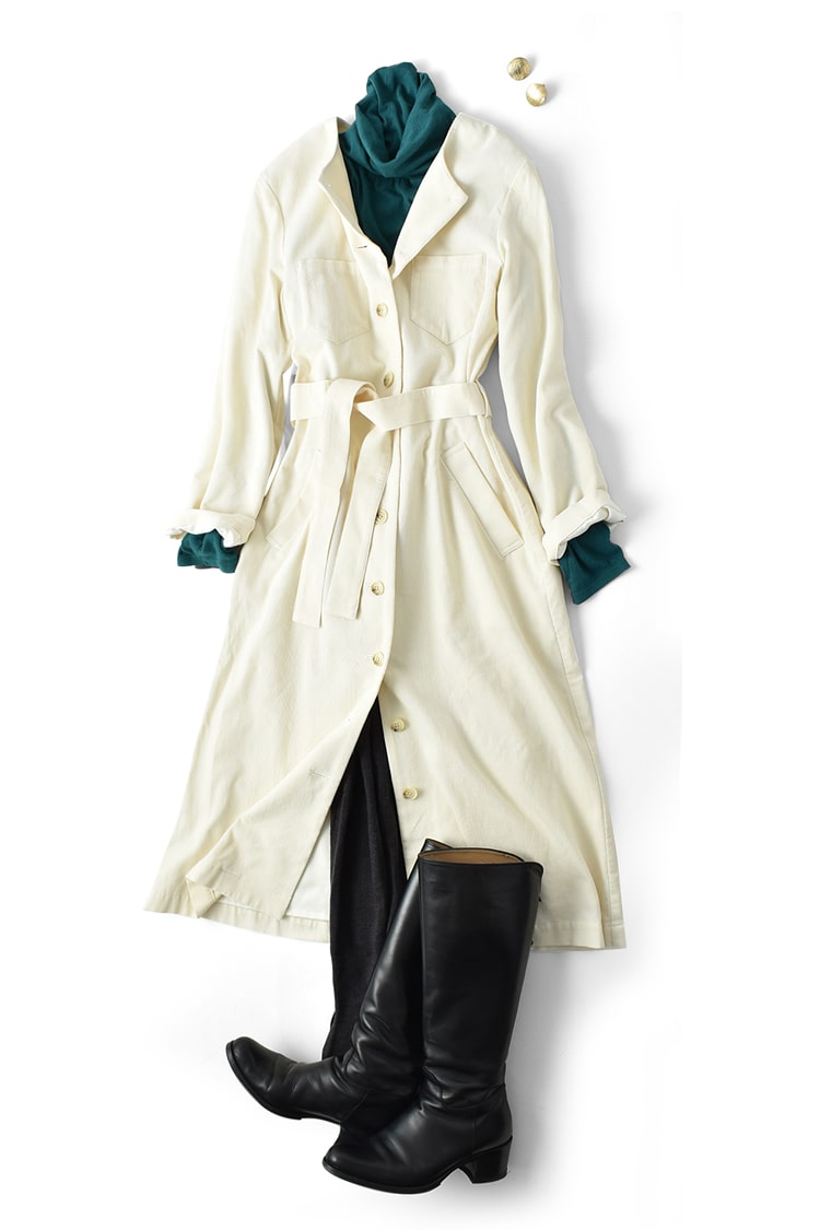 ワンピース コーデュロイ