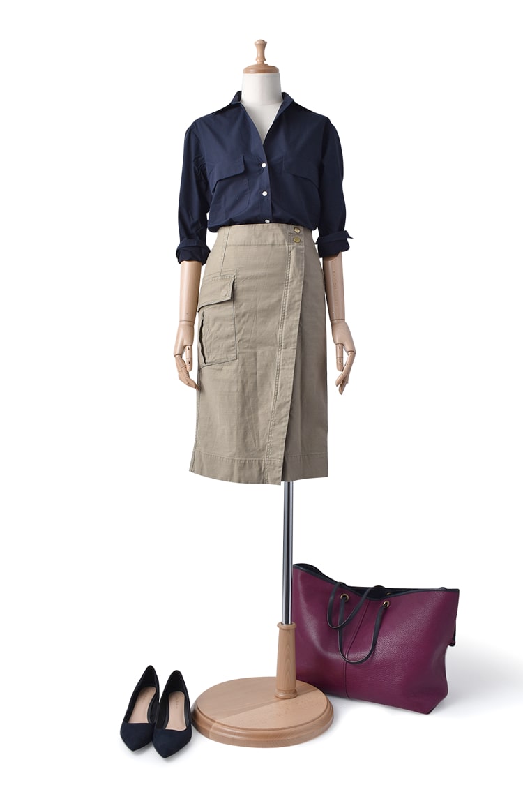 カジュアルシャツ タイプライター