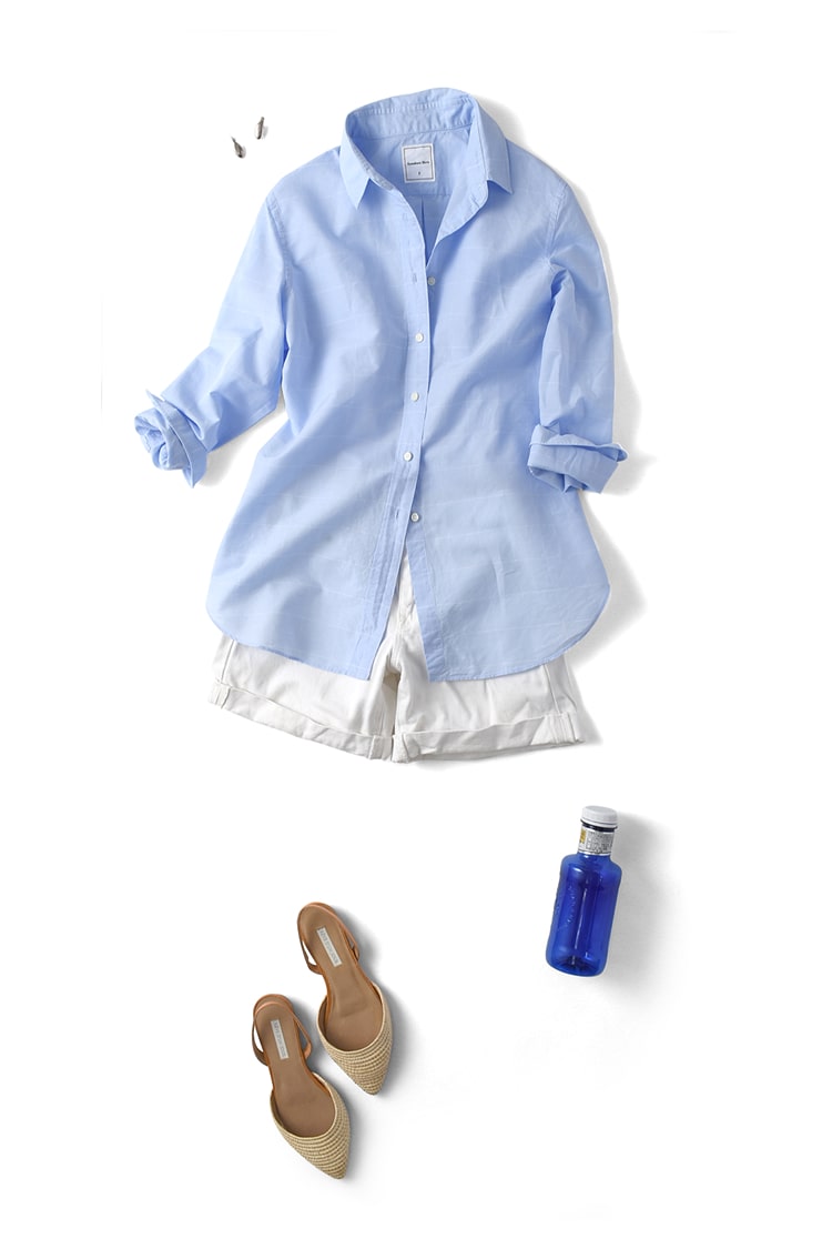 カジュアルシャツ 平織り