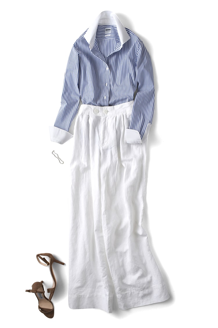 マンハッタンクラシックシャツ PALPA ピンポイントオックスフォード